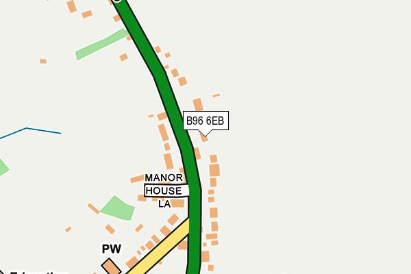 B96 6EB map - OS OpenMap – Local (Ordnance Survey)