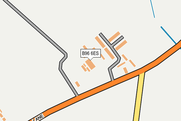 B96 6ES map - OS OpenMap – Local (Ordnance Survey)