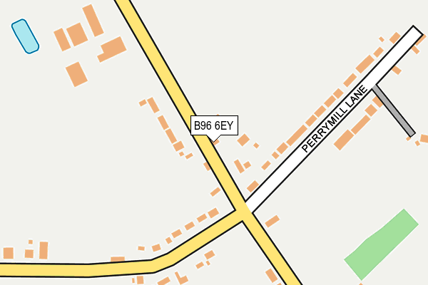 B96 6EY map - OS OpenMap – Local (Ordnance Survey)