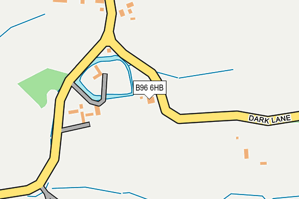 B96 6HB map - OS OpenMap – Local (Ordnance Survey)