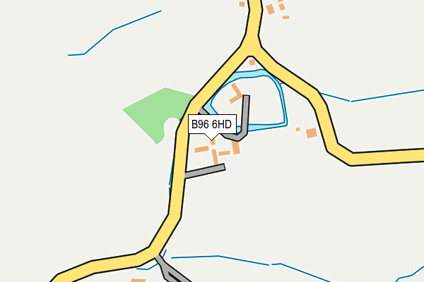 B96 6HD map - OS OpenMap – Local (Ordnance Survey)