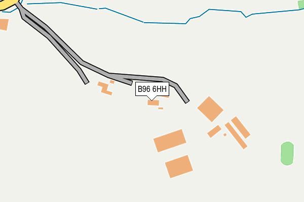 B96 6HH map - OS OpenMap – Local (Ordnance Survey)