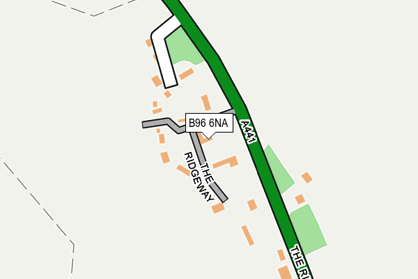 B96 6NA map - OS OpenMap – Local (Ordnance Survey)