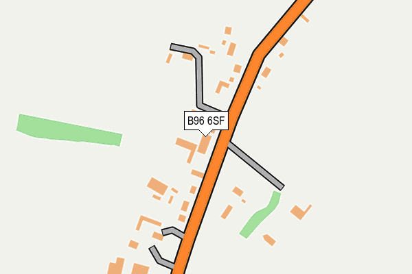 B96 6SF map - OS OpenMap – Local (Ordnance Survey)