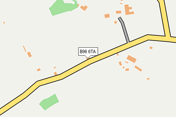 B96 6TA map - OS OpenMap – Local (Ordnance Survey)