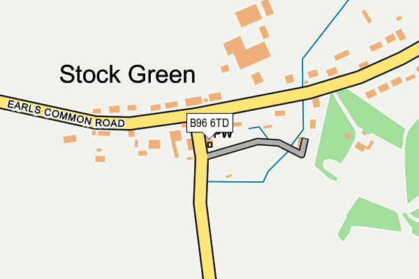 B96 6TD map - OS OpenMap – Local (Ordnance Survey)