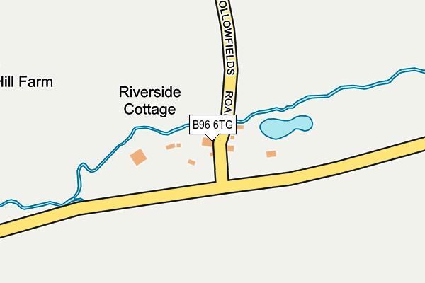 B96 6TG map - OS OpenMap – Local (Ordnance Survey)