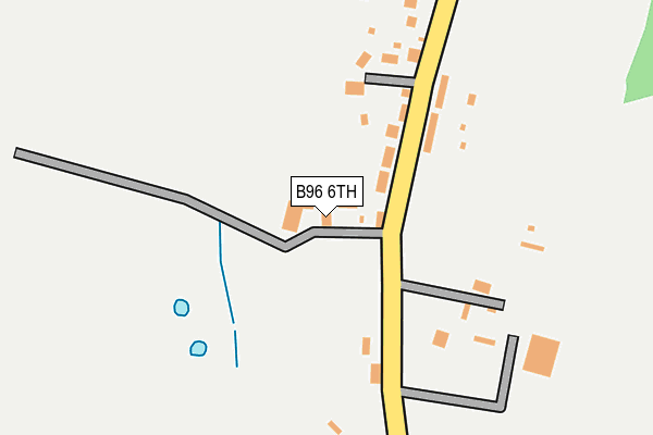 B96 6TH map - OS OpenMap – Local (Ordnance Survey)