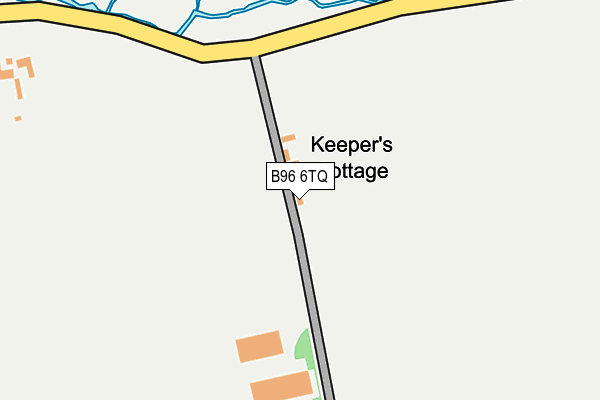 B96 6TQ map - OS OpenMap – Local (Ordnance Survey)