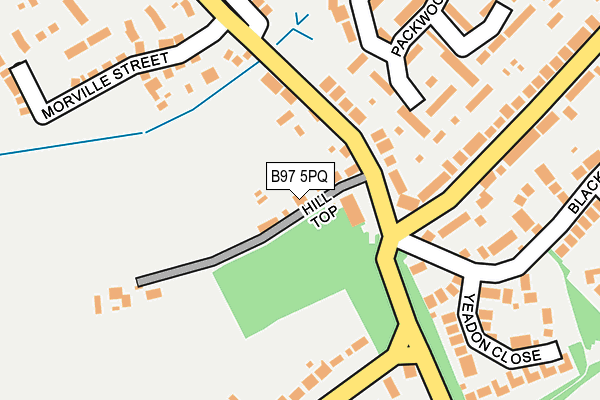 B97 5PQ map - OS OpenMap – Local (Ordnance Survey)