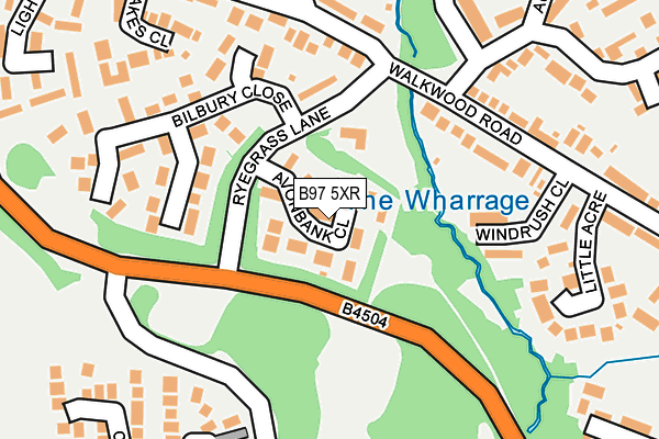 B97 5XR map - OS OpenMap – Local (Ordnance Survey)