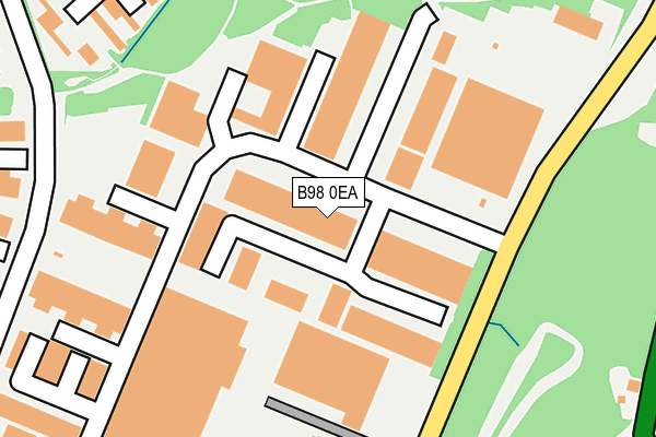 B98 0EA map - OS OpenMap – Local (Ordnance Survey)