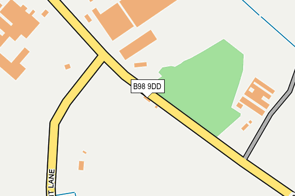 B98 9DD map - OS OpenMap – Local (Ordnance Survey)