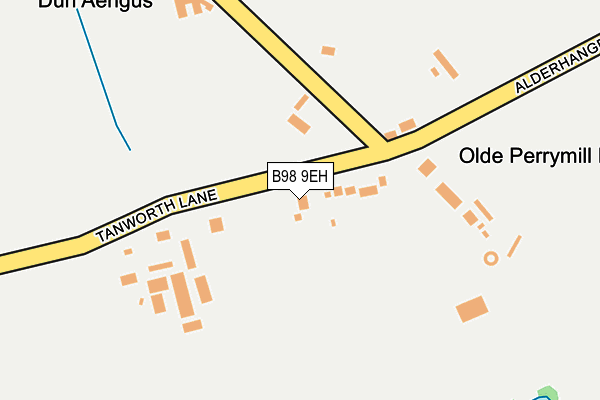 B98 9EH map - OS OpenMap – Local (Ordnance Survey)