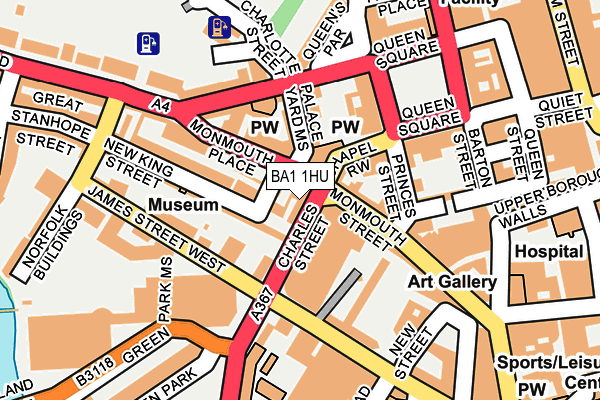 Map of 10 GREAT PULTENEY STREET MANAGEMENT COMPANY LIMITED at local scale