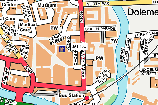 Map of THE CURFEW BATH LIMITED at local scale