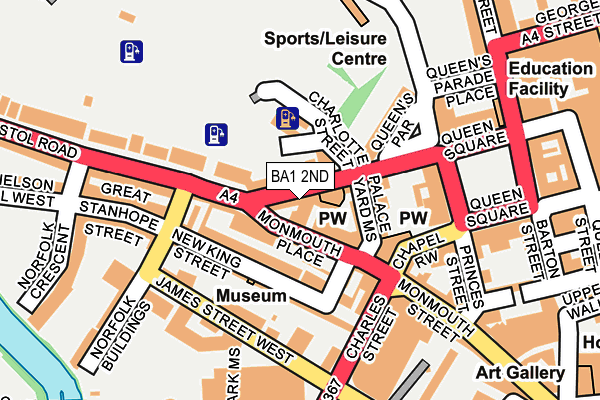 BA1 2ND map - OS OpenMap – Local (Ordnance Survey)