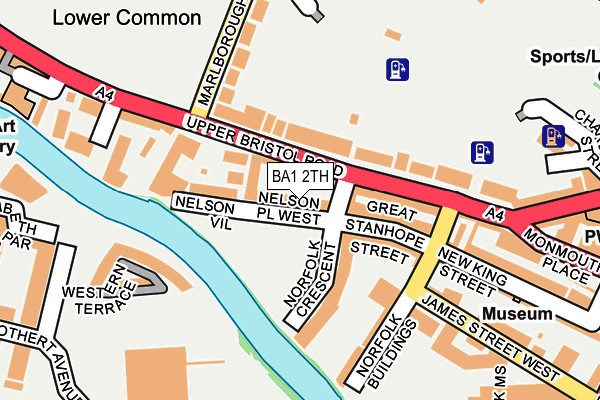 BA1 2TH map - OS OpenMap – Local (Ordnance Survey)