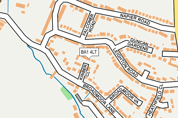 BA1 4LT map - OS OpenMap – Local (Ordnance Survey)