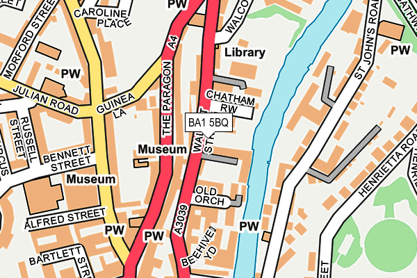 BA1 5BQ map - OS OpenMap – Local (Ordnance Survey)