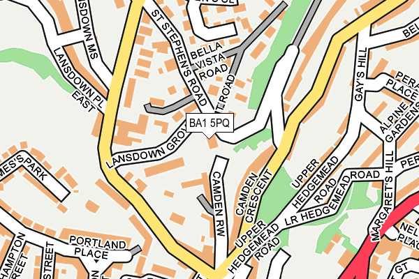 BA1 5PQ map - OS OpenMap – Local (Ordnance Survey)