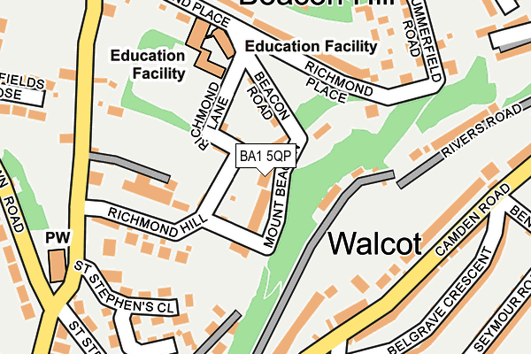 Map of ORSON AND WELLES LIMITED at local scale
