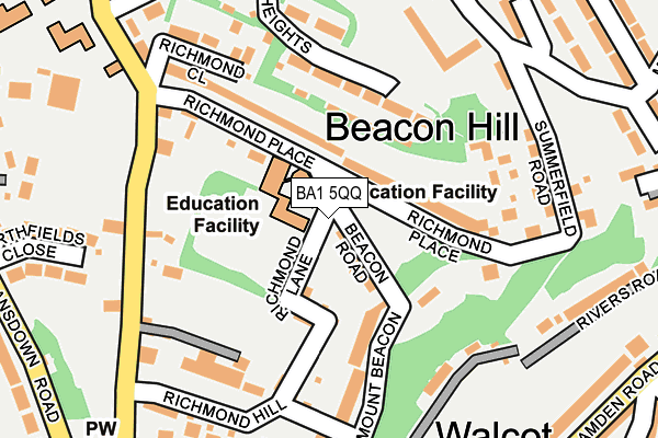 BA1 5QQ map - OS OpenMap – Local (Ordnance Survey)