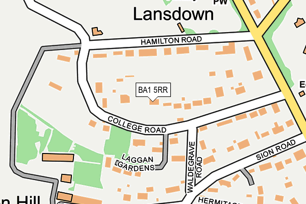 BA1 5RR map - OS OpenMap – Local (Ordnance Survey)