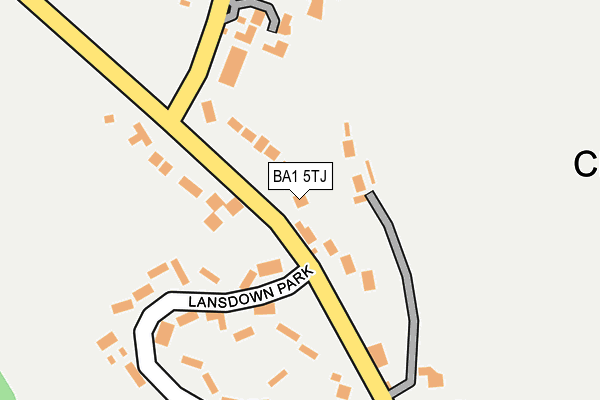 BA1 5TJ map - OS OpenMap – Local (Ordnance Survey)