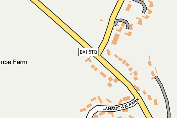BA1 5TQ map - OS OpenMap – Local (Ordnance Survey)