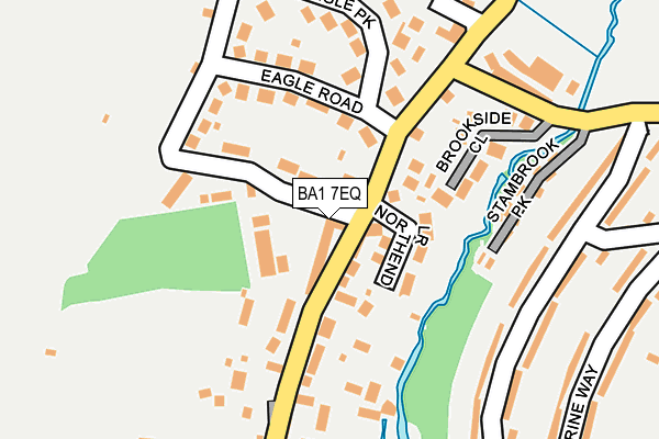 BA1 7EQ map - OS OpenMap – Local (Ordnance Survey)