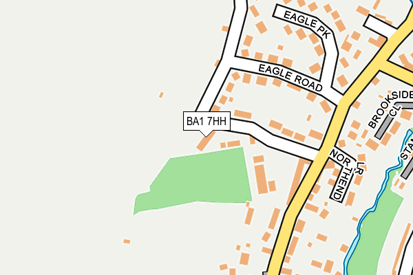 BA1 7HH map - OS OpenMap – Local (Ordnance Survey)
