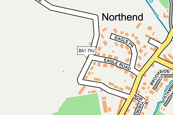BA1 7HJ map - OS OpenMap – Local (Ordnance Survey)