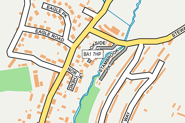 BA1 7HP map - OS OpenMap – Local (Ordnance Survey)