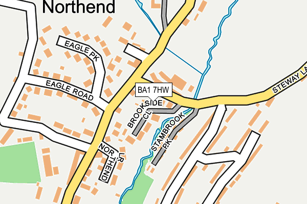 BA1 7HW map - OS OpenMap – Local (Ordnance Survey)