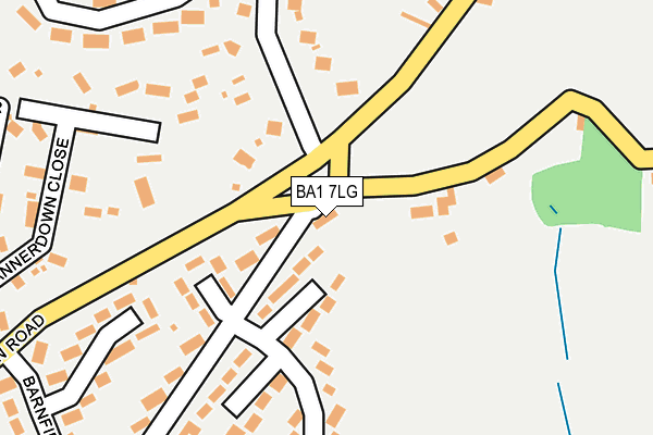 BA1 7LG map - OS OpenMap – Local (Ordnance Survey)