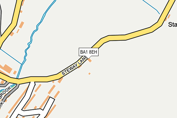 BA1 8EH map - OS OpenMap – Local (Ordnance Survey)