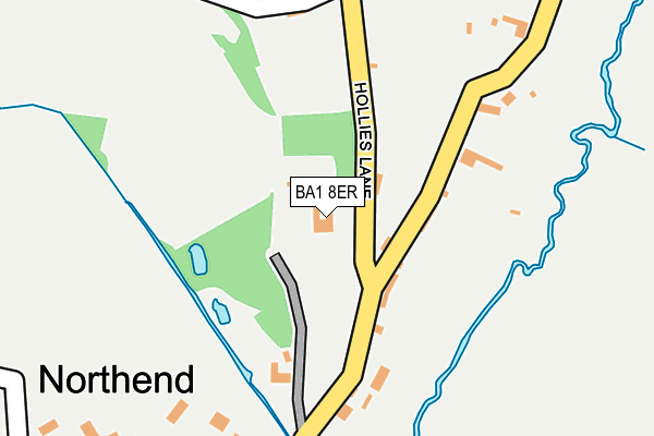 BA1 8ER map - OS OpenMap – Local (Ordnance Survey)