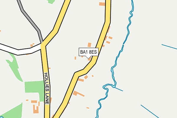 BA1 8ES map - OS OpenMap – Local (Ordnance Survey)