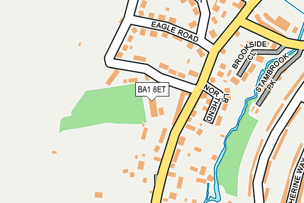 BA1 8ET map - OS OpenMap – Local (Ordnance Survey)
