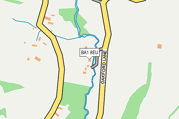 BA1 8EU map - OS OpenMap – Local (Ordnance Survey)