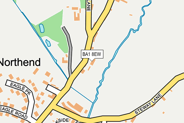 BA1 8EW map - OS OpenMap – Local (Ordnance Survey)