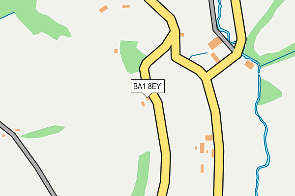 BA1 8EY map - OS OpenMap – Local (Ordnance Survey)
