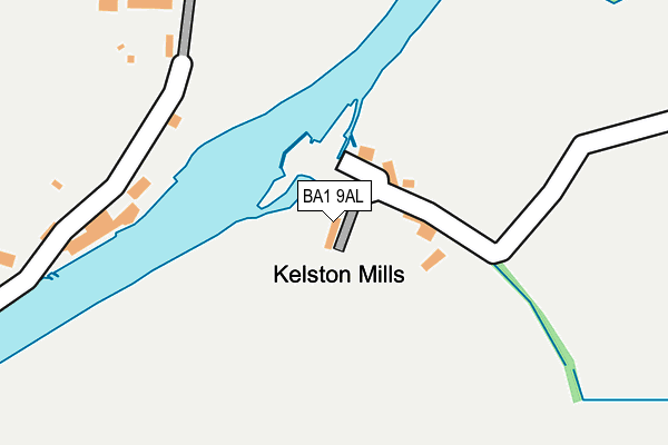 BA1 9AL map - OS OpenMap – Local (Ordnance Survey)