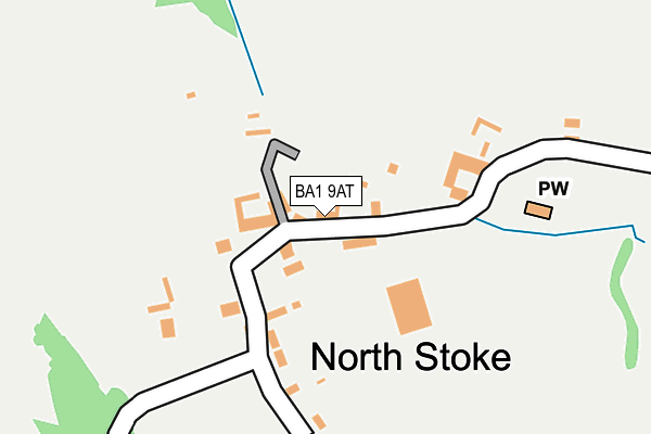 BA1 9AT map - OS OpenMap – Local (Ordnance Survey)