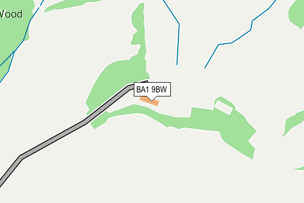 BA1 9BW map - OS OpenMap – Local (Ordnance Survey)