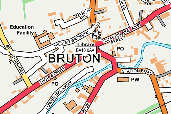 Map of GOOD COMPANY BRUTON CIC at local scale
