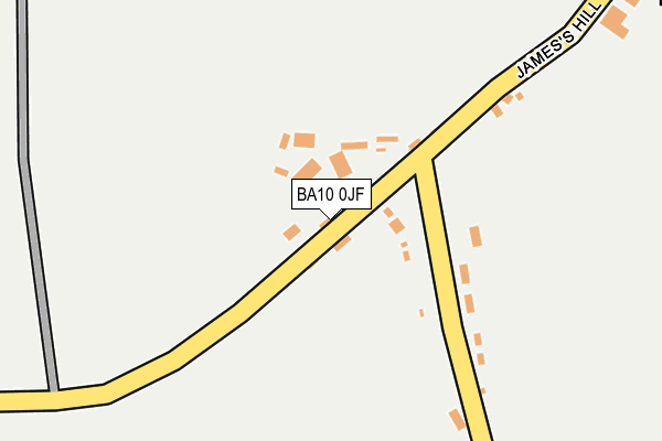 BA10 0JF map - OS OpenMap – Local (Ordnance Survey)