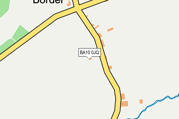 BA10 0JQ map - OS OpenMap – Local (Ordnance Survey)