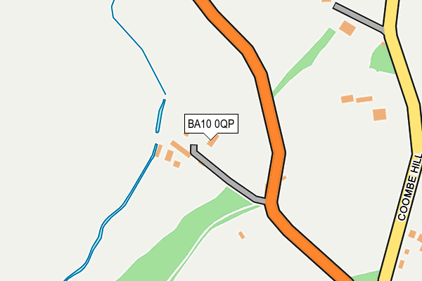 BA10 0QP map - OS OpenMap – Local (Ordnance Survey)